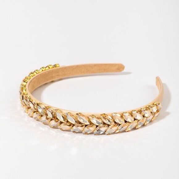 Francesca’s Cassia Marquise Rhinestone Headband - Picture 1 of 4